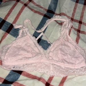 aerie pink bralette